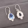 Tanzanite Gemstone 925 Sterling Silver Earrings Statement Jewelry Gift For Her EE-163-4