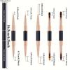 5pcs Dual Single End Nails Brushes Nail Art Liner Pen Brushes Design Professional Manicure Tools for Striping Drawing Painting