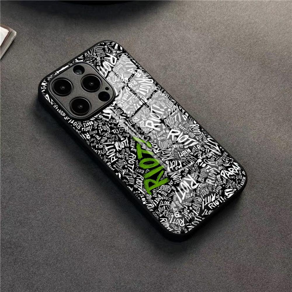 COOL Paramore Phone Case For 17 Pro Max IPhone 16 Pro 14 12 11 13 Mini X XR XS 15 Plus SE Glass Cover