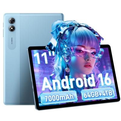 ExcitPower T30 11'' HD+ IPS Android 16 Tablet 64GB ROM 7000mAh WiFi PC Tablet
