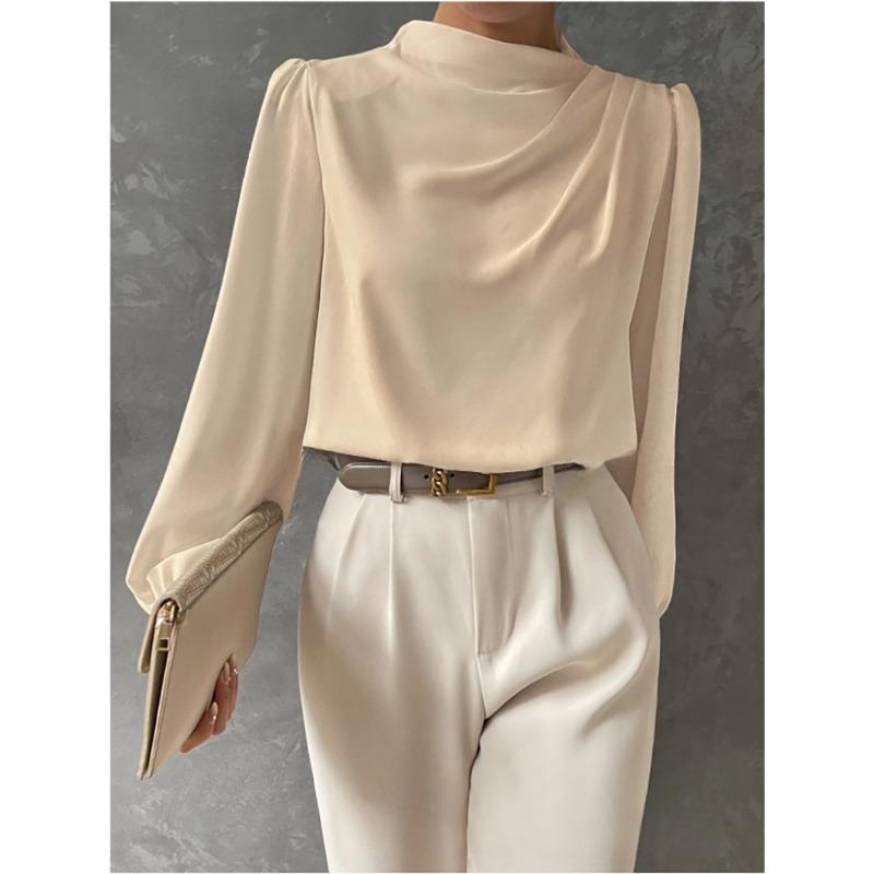 

Женский однотонный пуловер с длинными рукавами New Commuter Wind S