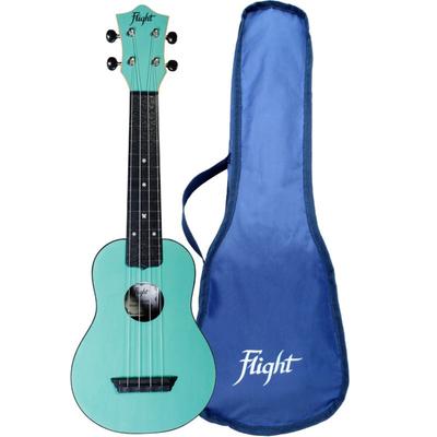 Podróżny Ukulele Drewniane i Żywica ABS Hybrydowe Ukulele Rozmiar Sopranowy Jasnoniebieski TUS-35LB