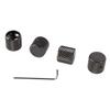 4Pcs Guitar Knob Metal Volume Tone Control Dome Flat Top Barrel Knob Musical Instrument Accessory