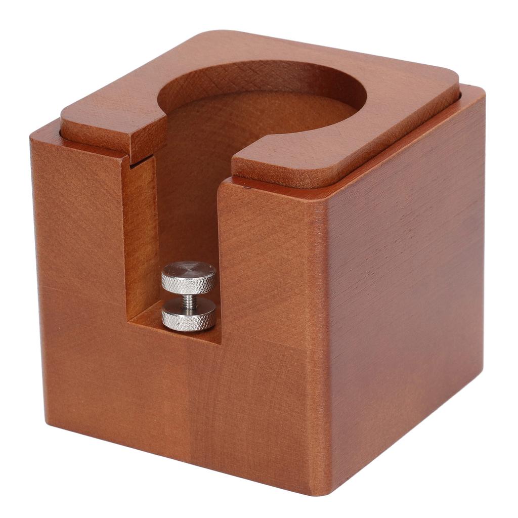 Coffee Portafilter Holder Station Wood Coffee Portafilter Tamping Stand for 51mm 54mm 58mm