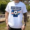 Herren T-Shirt mit Kap Verde 2026 Fußball-Thema Druckmuster T-Shirt Baumwolle Kurzarm Sommer Oberteile Festliches Outfit