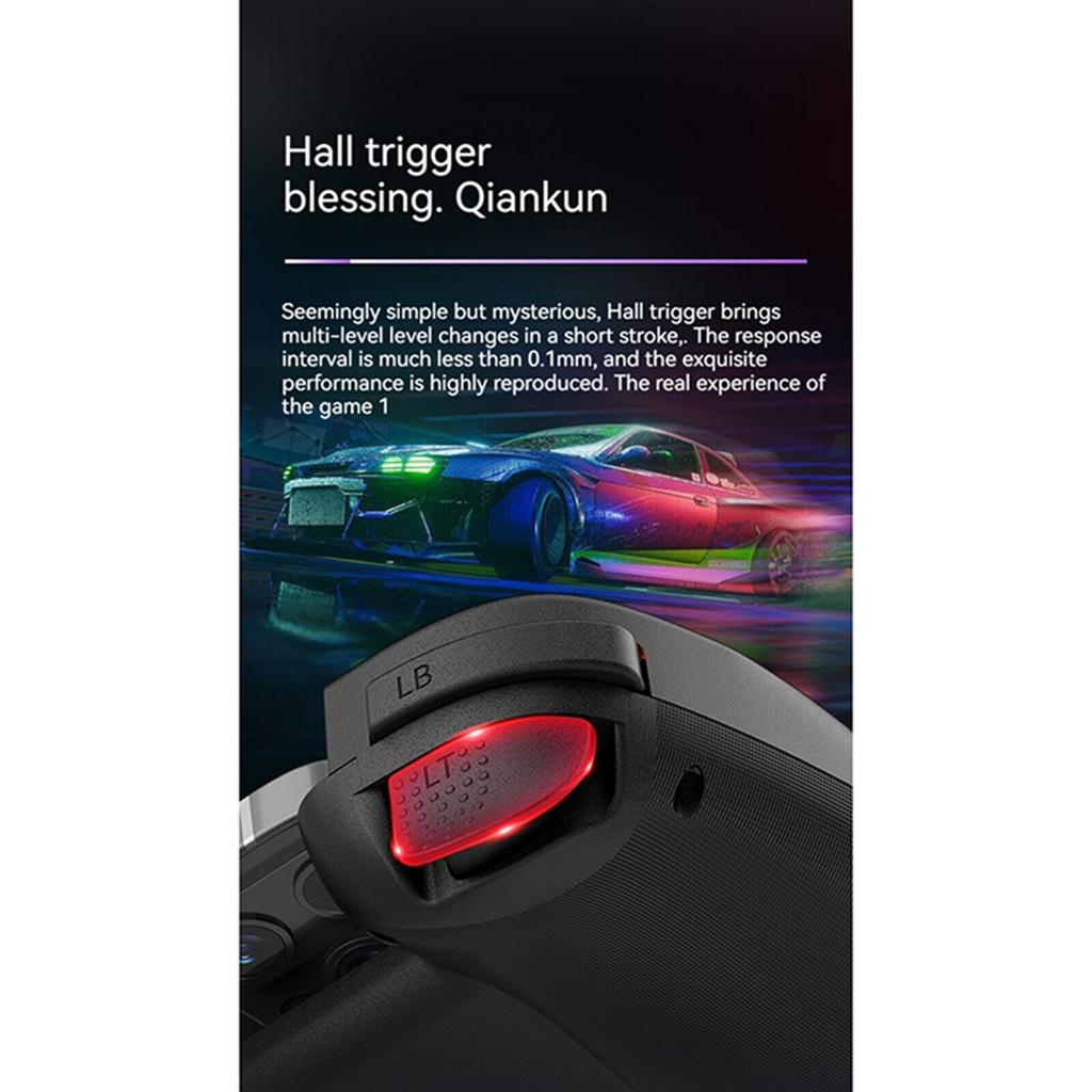 Wireless-Controller mit Dual-Vibration-Gamepad mit Griff für Switch/Android/IOS/PS3/PS4/Win10-PC