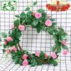 Artificial Silk Rose Vine for Ceiling or Pipe Decoration