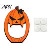 Pumpkin And Ghost Table Decor Halloween Wooden BOO Ornaments for Tabletop Tiered Tray Decor, Thickened Wood Crafts Creative Letter Decorations Festive