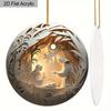 2D Flat "Nativity Scene" Round Acrylic Decoration Sign, Christmas Gift, Suitable for Wall Decoration, Porch, Room, Villa, Accents Home, Hallway, or Wo