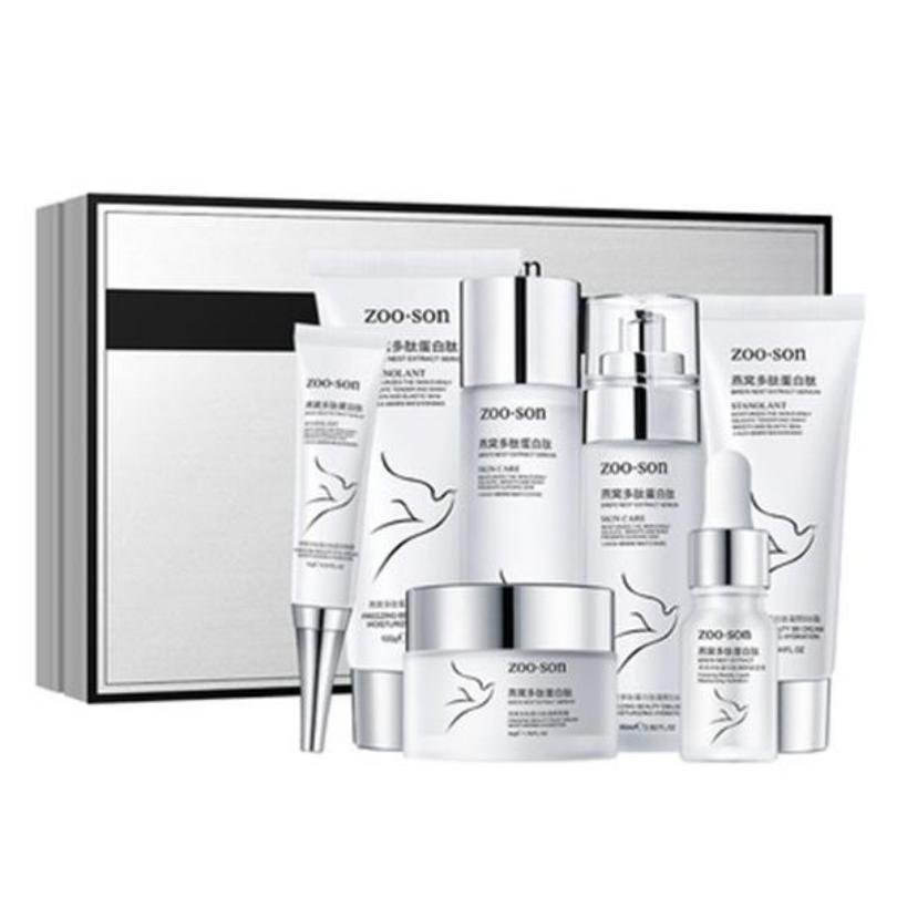 

Птичье гнездо Полипептид Белок Пептид Красота Восстанавливающая эссенция Увлажняющий крем Укрепляющий крем для глаз Улучшающий работу пятен Контроль жирности Ремонтный комплект BB-крем