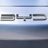 ABS Chrom Auto Front Stoßstange Emblem Abzeichen Aufkleber Schwarzes Carbon Logo Refit Aufkleber Für BYD SEAl EV DMi 2023 2024 2025 Zubehör