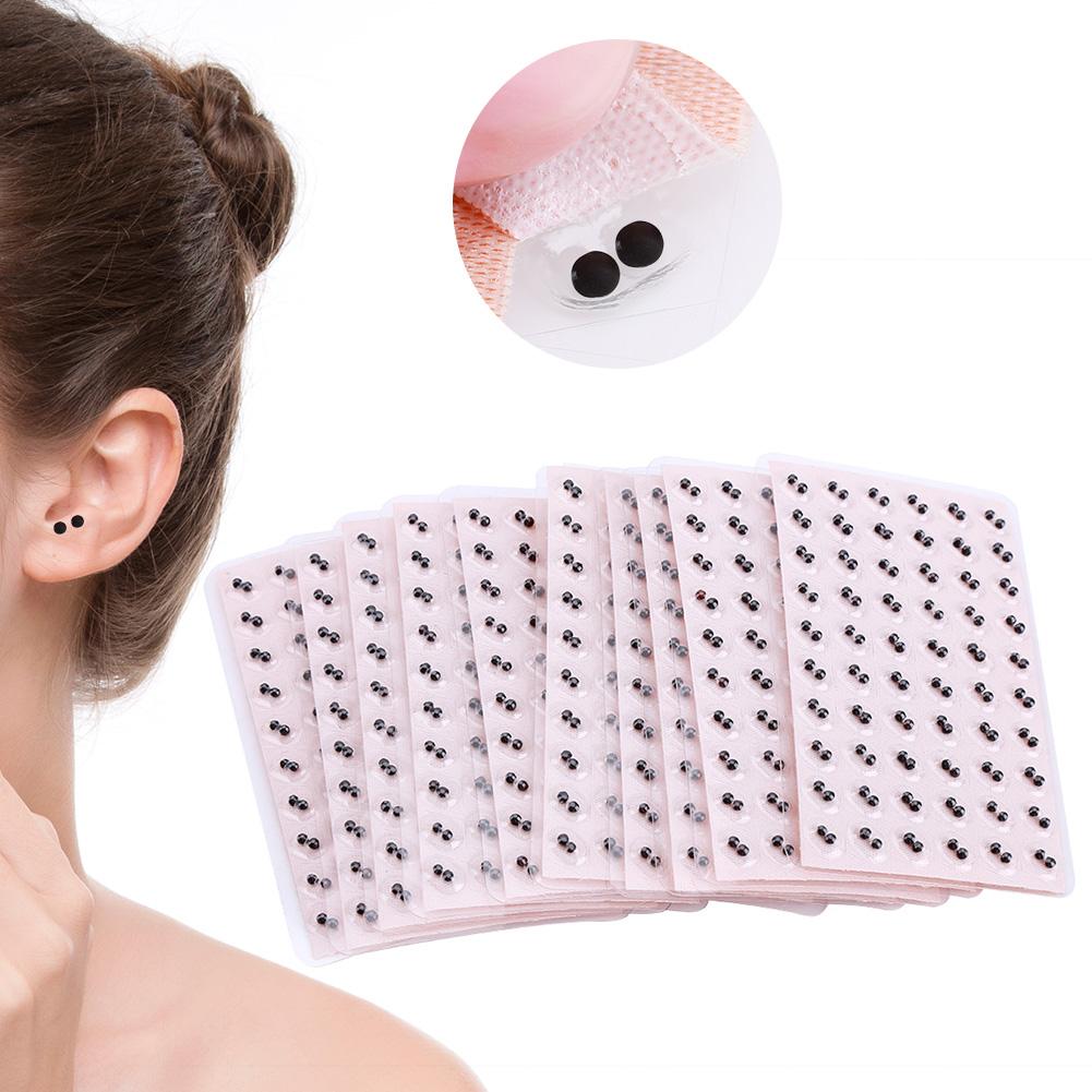 600pcs Acupuncture Therapy Ear Sticker Press Massage Bean