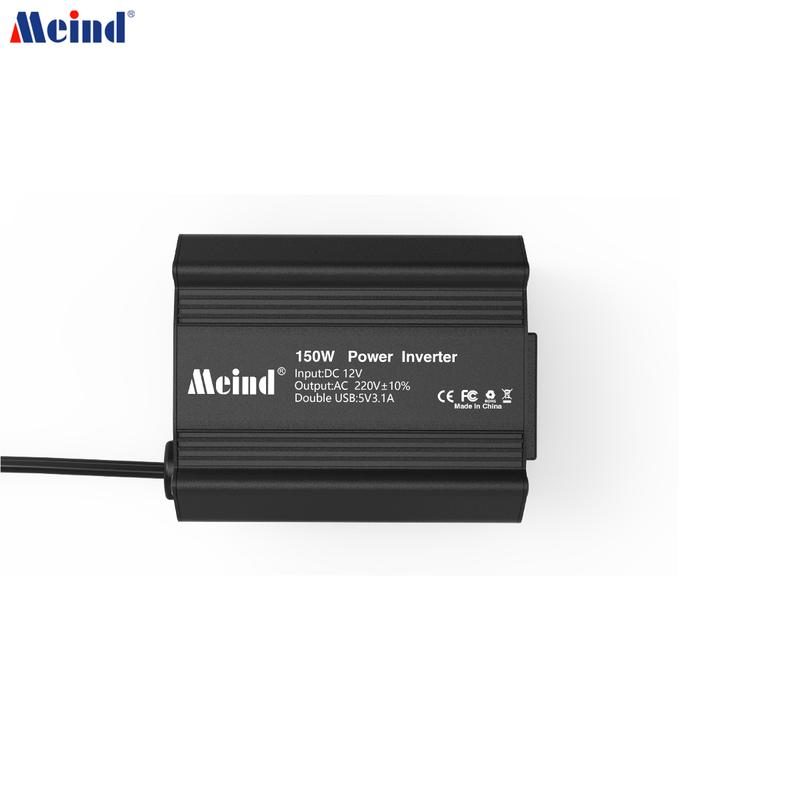 Meind Portable 150w car inverter 12v to 220v power inverter for car