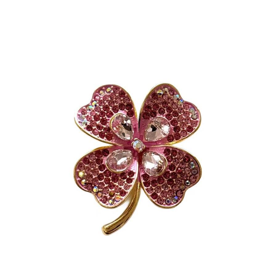 Matte Gold Pearl Wheat Ear Corsage Brooch for Women - High-End Versatile Pin with Anti-Exposure Design