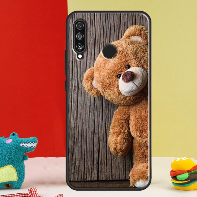 Cute Bear For Huawei Nova 5T 9 10 SE 12i 12s 11i Y91 Y90 Y60 Y70 Y72 Y61 P60 P30 Pro P20 P40 Lite Case