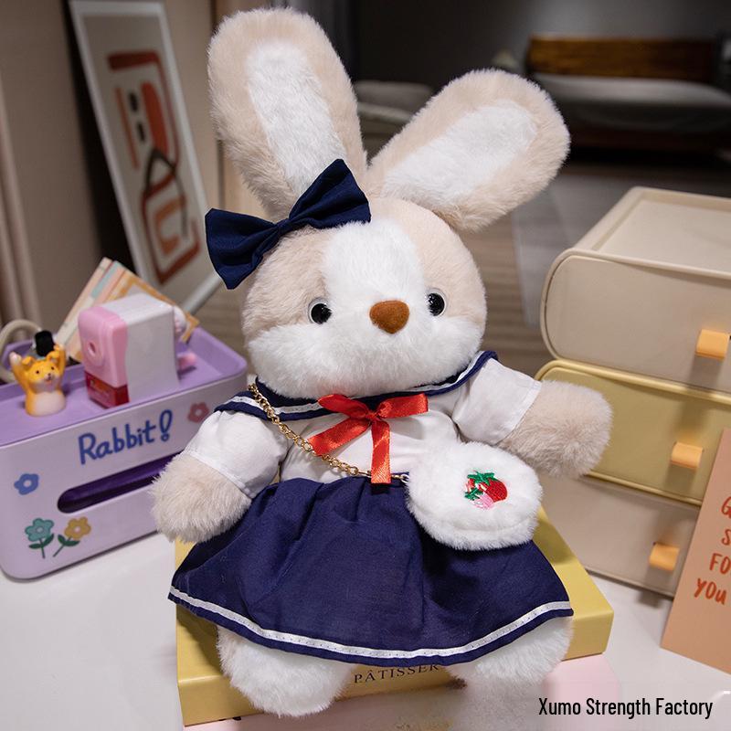 Adorable Rabbit and Puppy Sleep Companion Plush Toy – Free Shipping