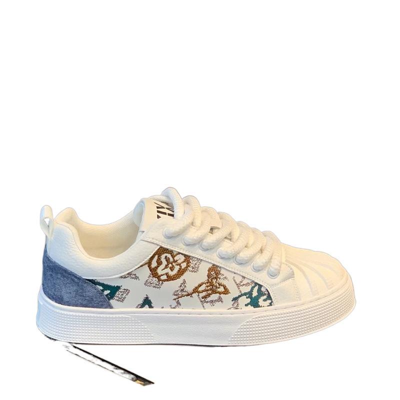 Shell Head Autumn Winter Leisure Student Flat Baseplate Shoes Feeling Sports Little White Tide Shoes