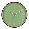 Wall Clock with Wood Frame Round for Living Room, Hallway