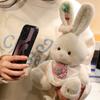 Cute Plaid Dress Cartoon Rabbit Plush Toy For Children
