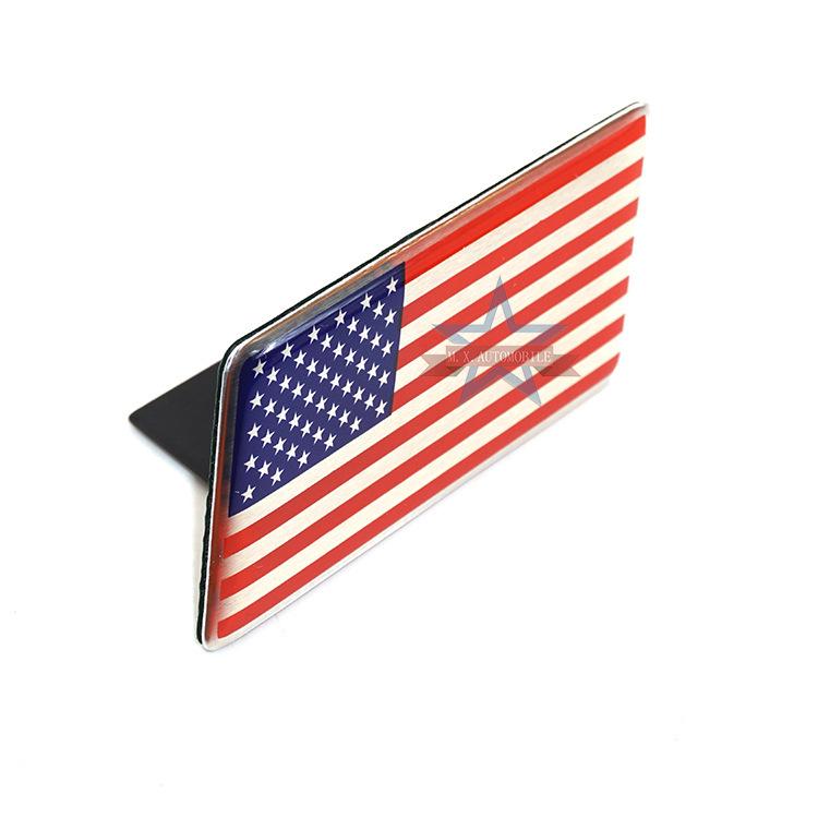 Volkswagen Auto Kühlergrill Aufkleber: Flaggen von Deutschland, USA, UK, China, Frankreich