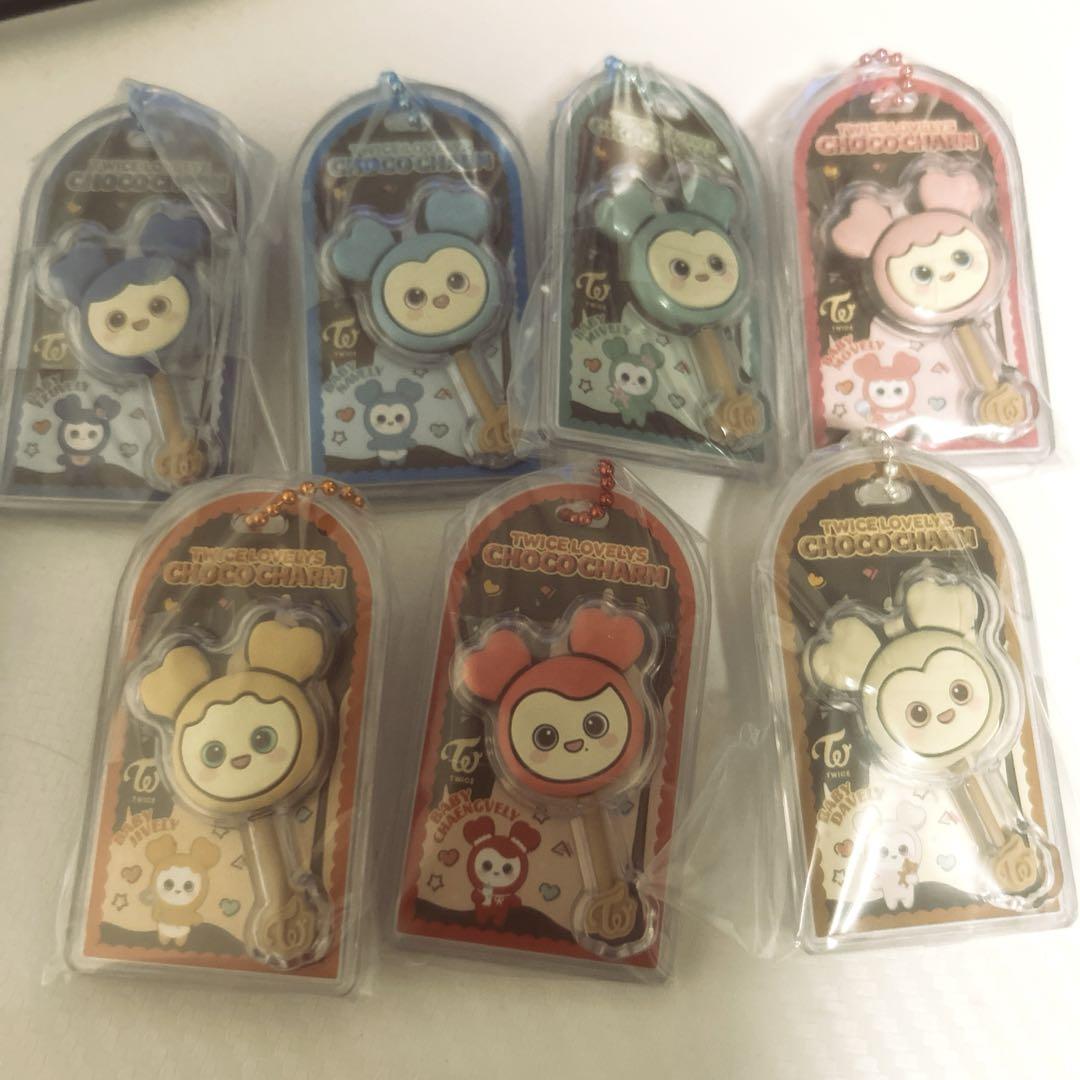 

[USED] TWICE Chocolate Covered Cookies & Charms Sold Individually