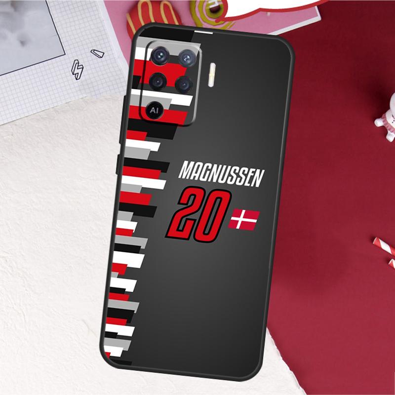 Kevin Magnussen Case For Oppo A17 A57 A77 A74 A54 A94 A78 A98 A18 A60 A80 A40 A38 A58 A96 A76 A16 A15 A5 Pro