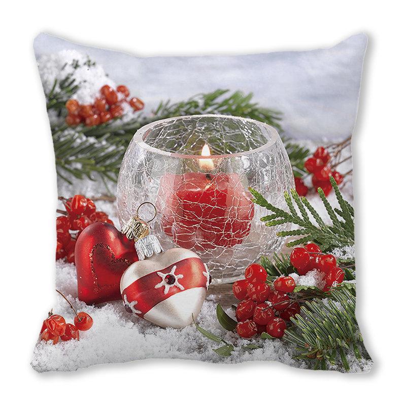 

2026 Новый год 45 см Рождественская наволочка Чехол для подушки Ноэль Рождество Рождественские украшения для дома Рождественское украшение Подарок Счастливый