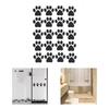 Modern Bathroom Accessories Paw Print Design Anti Slip Floor Tape About 9.1*9.5cm Non Slip Bath Mat Bathroom Safety Solution