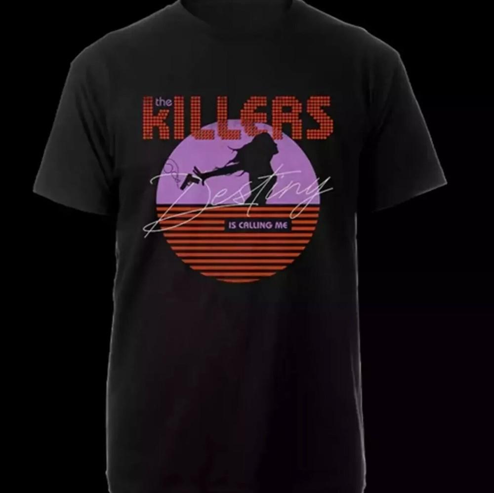 

The Killers Tour 2024 T-Shirt UK Destiny Is Calling Me Full Size S-4XL Unisex T-Shirt XXXXL