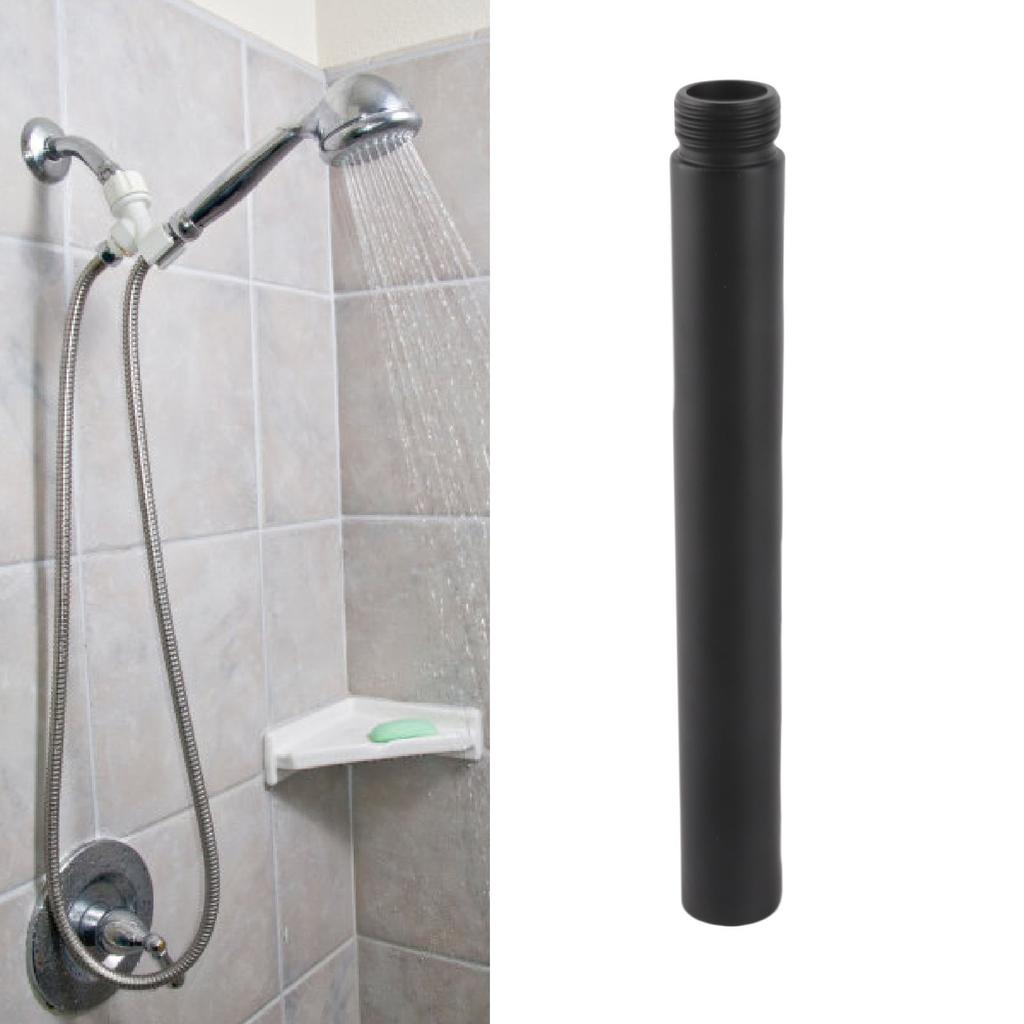Shower Head Extension Stainless Steel Shower Arm Fine   Easy Installation Shower Pipe Extension