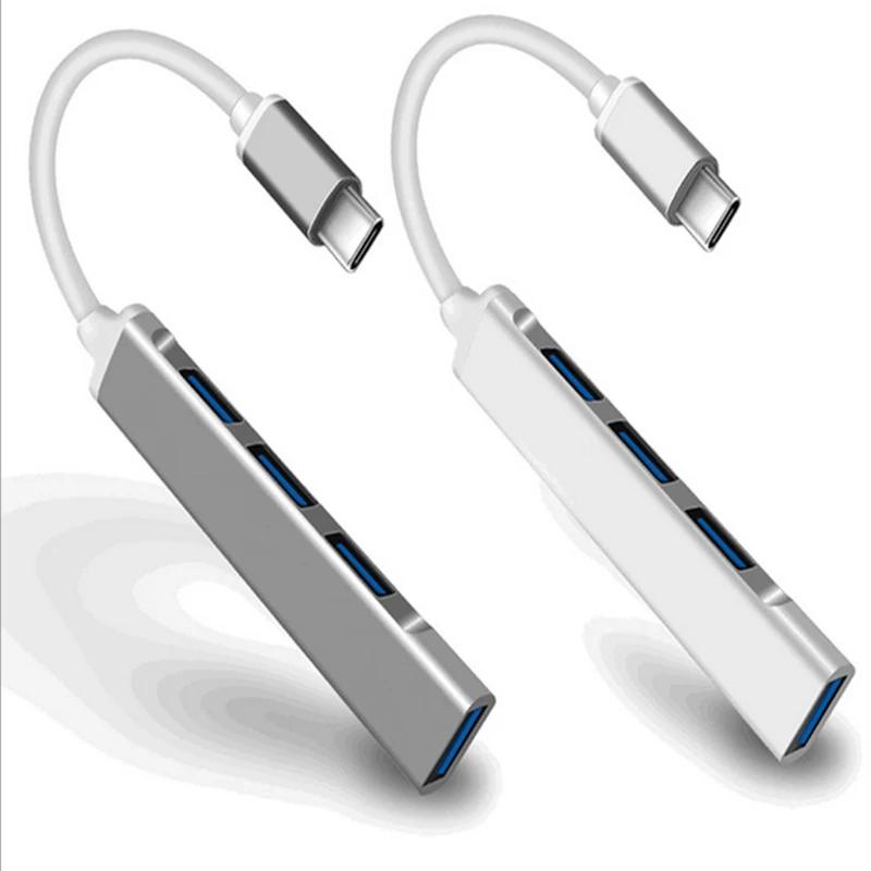 4Port USB 3.0 Hub USB Hub High Speed type c Splitter 5Gbps For PC Computer Accessories Multiport HUB 4 USB 3.0 2.0 Ports