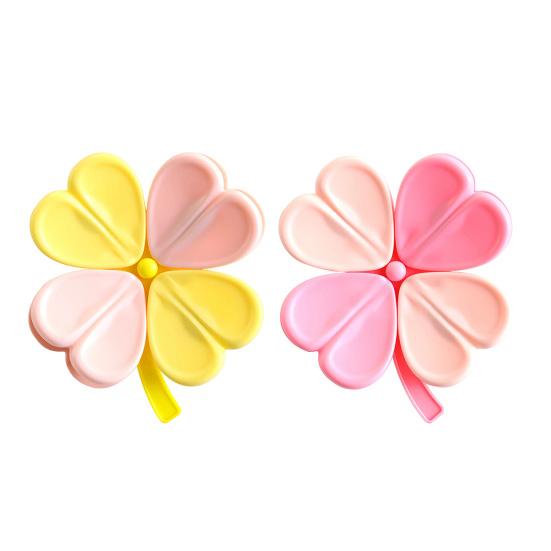 Magnetic Bag Clips for Food Storage, Clover Airtight Sealing Clips with Strong Magnet, Fridge Chip Clips for Snacks Coffee, Kitchen Organizer