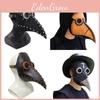 Plague Doctor Bird Mask With Long Nose Beak For Authentic Halloween Cosplay Look