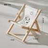 Cartoon Beach Style Dollhouse Chair Ornament Eco-Friendly Phone Stand Doll Display Home Desktop Decoration Office Accessories