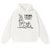 Funny Women with The Issue Touches Jesus Meme Hoodies Unisex Christian Religious Sweatshirts Loose Fleece Casual Pullovers