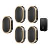 Kajia Si Wireless Self-Powered Smart Doorbell - Battery-Free, Long-Distance Home Alert System