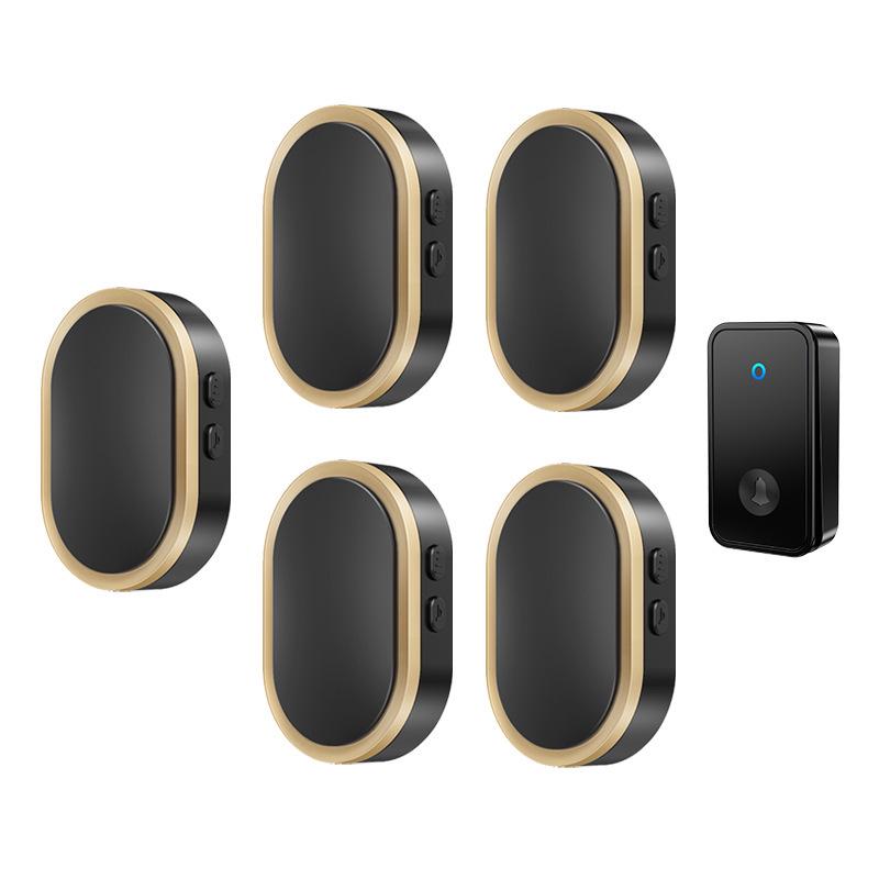 Kajia Si Wireless Self-Powered Smart Doorbell - Battery-Free, Long-Distance Home Alert System