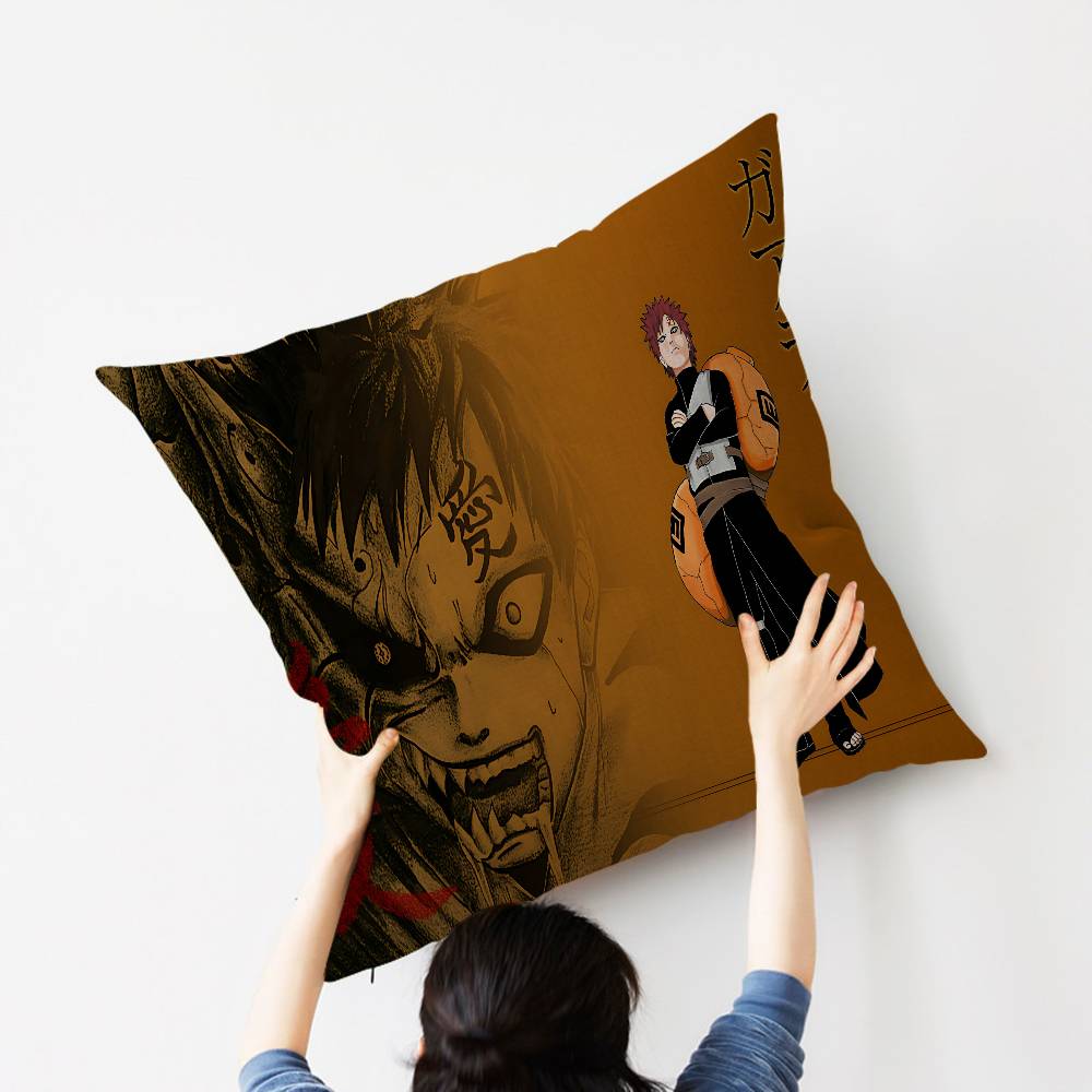 Anime G-Gaara Pillow Gift Home Office Decoration Bedroom Sofa Car Cushion Cover case 45x45