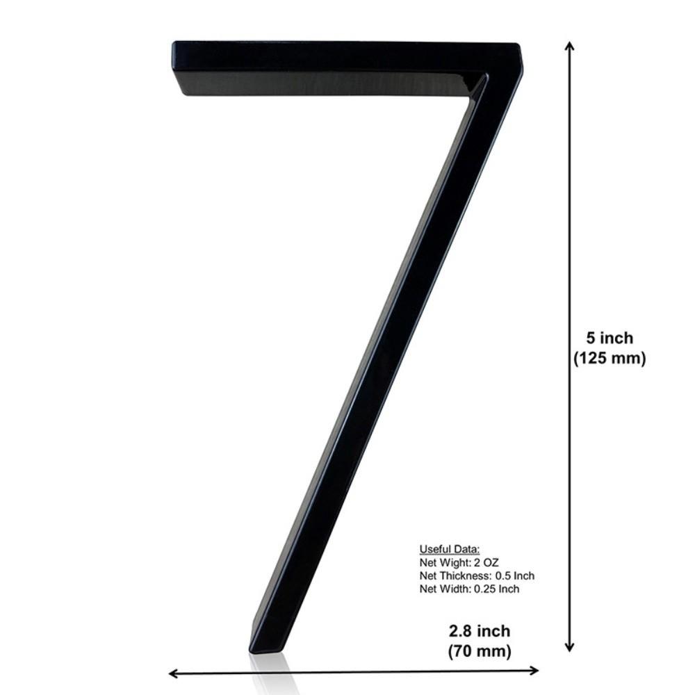 Outdoor Use Metal House Numbers Modern Design House Number Sign  Yard Decoration