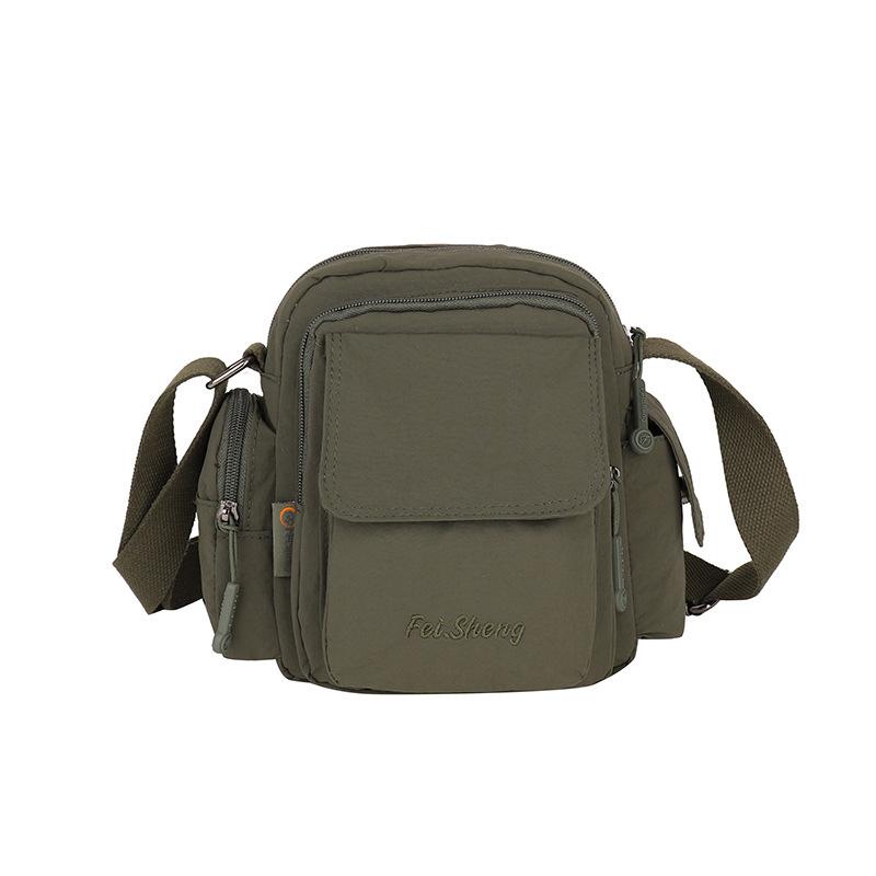 Single-shoulder Bag, Crossbody Bag, Large Capacity, Multi-pocket, Unisex, Wear-resistant, Waterproof, Sports, Outdoor Commuting