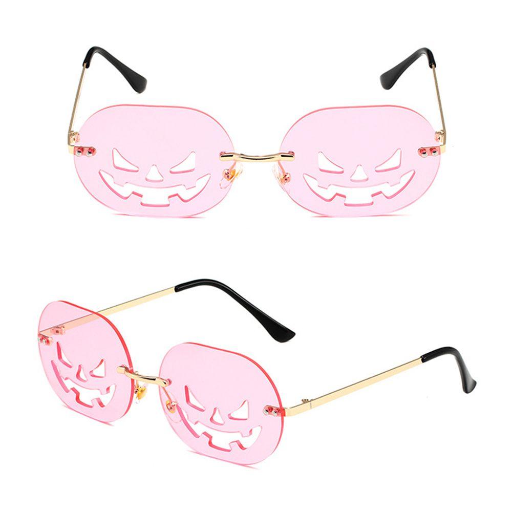 Halloween Decorations Oval Funny Party Glasses Sunglasses for Women Men Halloween Pumpkin Glasses