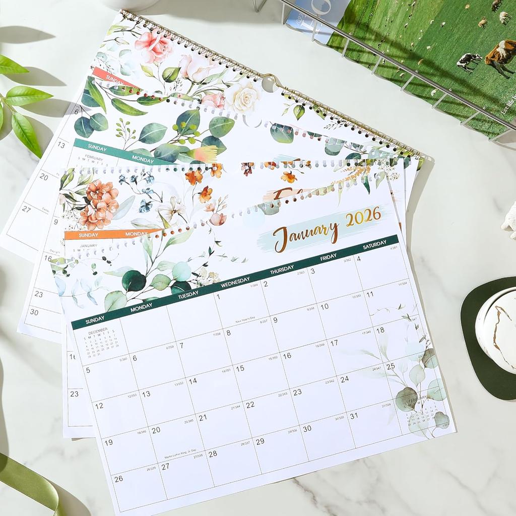 2025-2027 Wall Calendar - Jul 2025 - Jun 2027, Calendar 2025-2027, 14.8" x 11.4", 2025 Calendar with Large Blocks Space, Twin-Wire Binding, Hanging