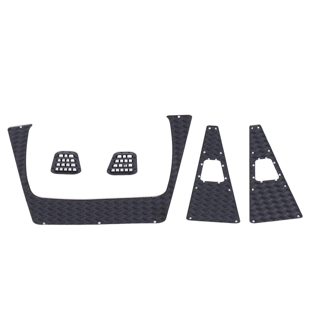 Stainless Steel Air Intake Grille Metal Intake Grille for Traxxas TRX‑4 TRX4 1 10 RC Car