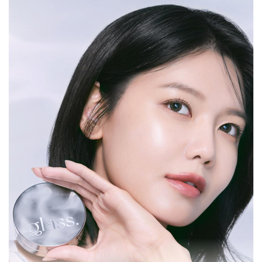 [AGE20'S] Puder w podkładzie Glass Skin Essence Pact Perfekcyjny Zestaw Specjalny (Oryginał + uzupełnienie)