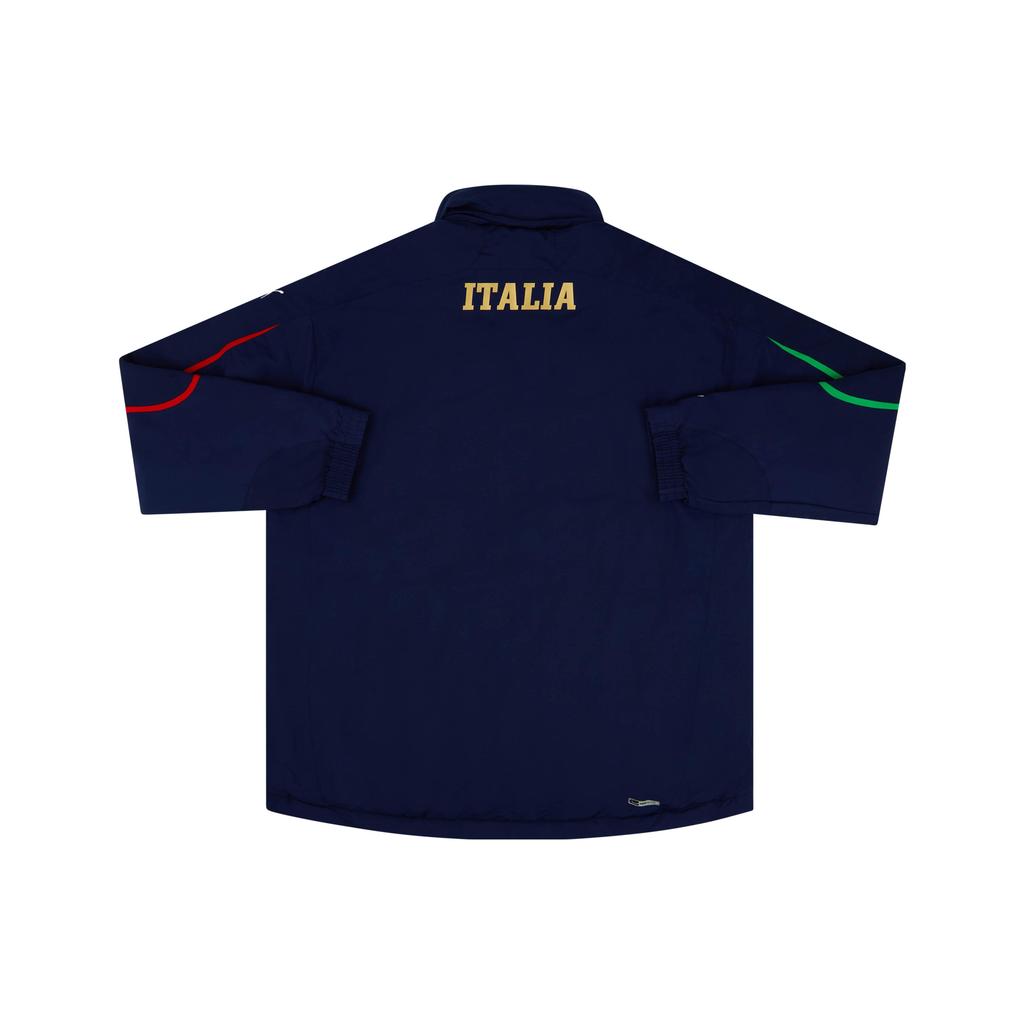 Puma Italien Streifenmuster Baumwolle Stehkragen Langarm Retro Sportjacke Herrenjacke Blau 736620-03