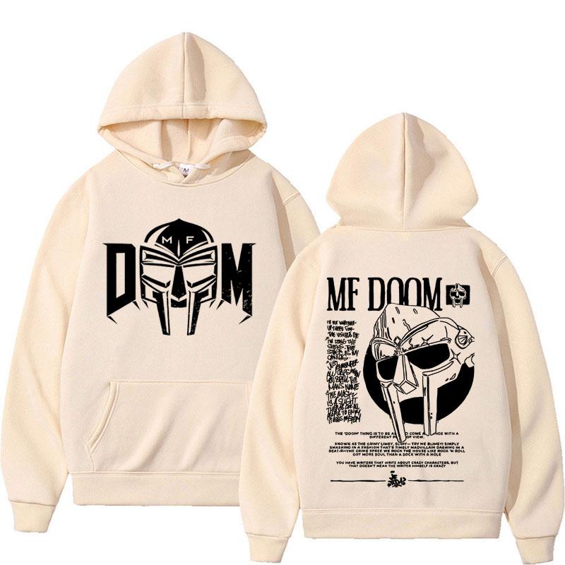 

MF Doom Madvillain Metal Face Hoodie 90s Rap Singer Sportswear Men s and Women s Clothing Gothic Casual Hoodie 3XL