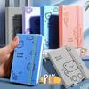 Premium Soft-Feel Leather A7 Mini Pocket Notebook - Portable Lined Memo