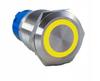 Vandal-proof Bistable Pushbutton 250V 5A 19X38Mm Yellow