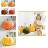 Comfortable And Soft Pumpkin Cushion For Relaxing And Cuddling Skin-friendly Fabrics For Extra Comfort