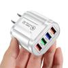 Travel 4 Ports UK EU US Plug Fast Quick Charger Power Supply USB Transformer Adapter